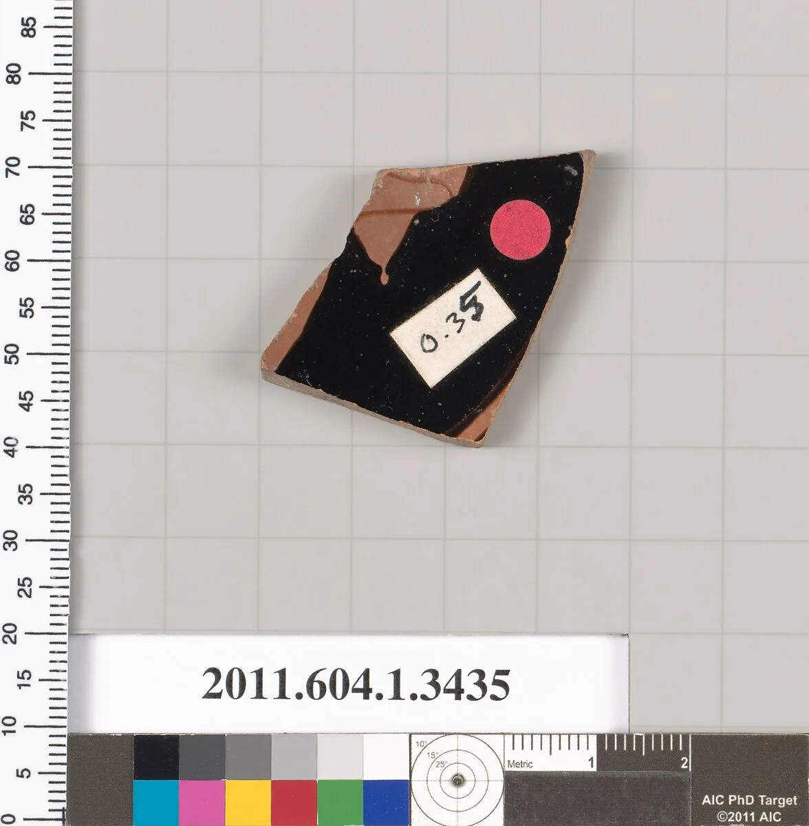 Terracotta fragment of a kylix (drinking cup) — Unknown