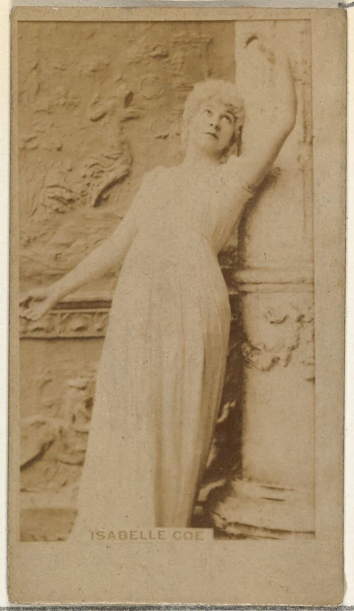 Isabelle Coe, from the Actors and Actresses series (N145-8) issued by Duke Sons & Co. to promote Duke Cigarettes — W. Duke, Sons & Co.|American Tobacco Company