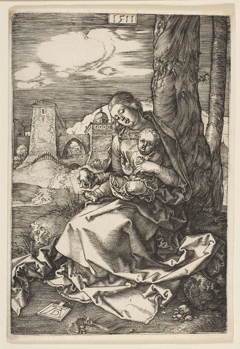 Virgin and Child with the Pear — Albrecht Dürer