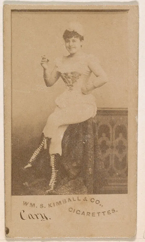 Miss Cary, from the Actresses series (N203) issued by Wm. S. Kimball & Co. — William S. Kimball & Company