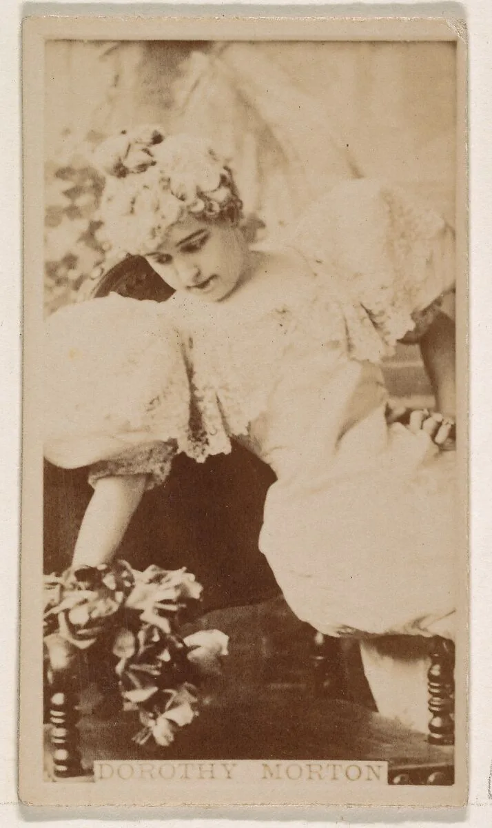 Dorothy Morton, from the Actresses series (N245) issued by Kinney Brothers to promote Sweet Caporal Cigarettes — Kinney Brothers Tobacco Company