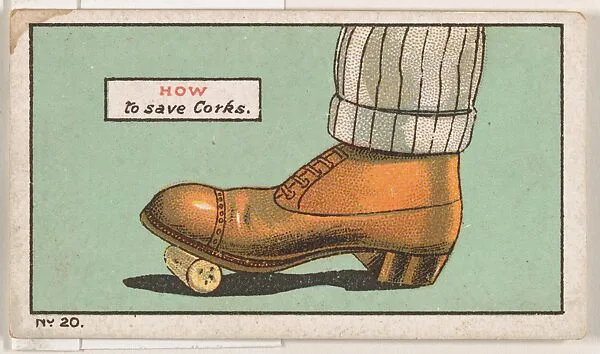 How to Save Corks, No. 20, bakery insert card from the How To Do It series (D45), issued by the Welle-Boettler Bakery Company — Welle-Boettler Bakery Company