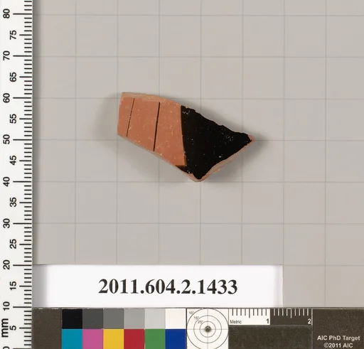 Terracotta fragment of a skyphos (deep drinking cup)