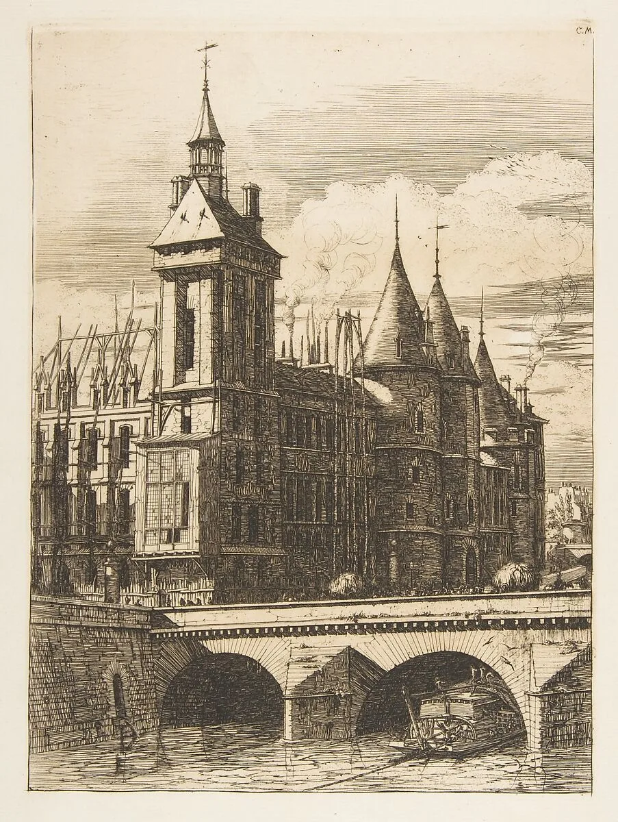 The Clock Tower, Paris — Charles Meryon