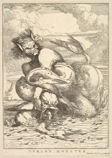 Enrag'd Monster, from "Fifteen Etchings Dedicated to Sir Joshua Reynolds"