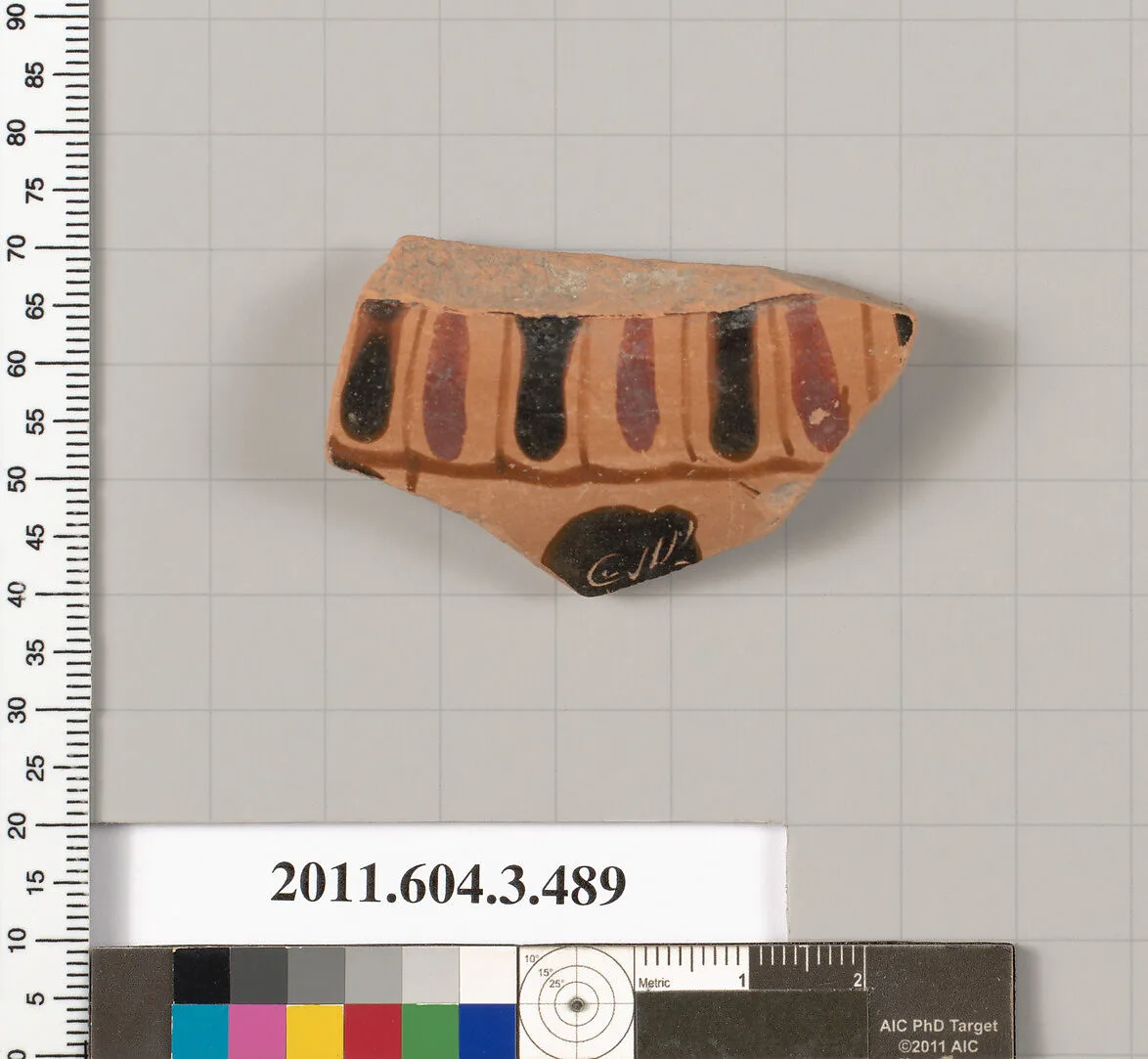 Terracotta fragment of a column-krater (bowl for mixing wine and water) — Unknown