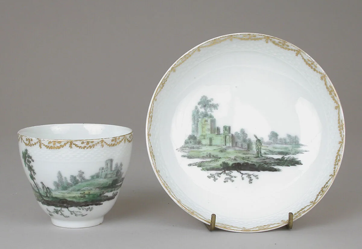 Cup and saucer — Friedrich Elias Meyer|Royal Porcelain Manufactory