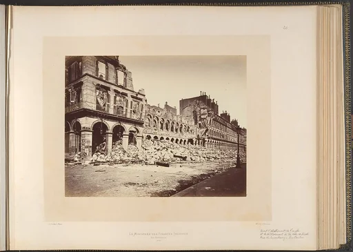 Finance Ministry, Burned. Exterior View