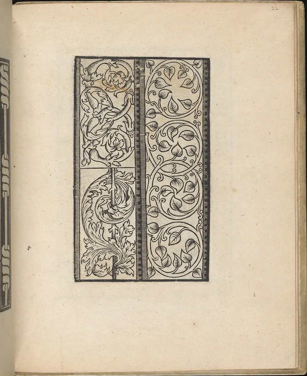 Trionfo Di Virtu. Libro Novo..., page 22 (verso) — Matteo Pagano