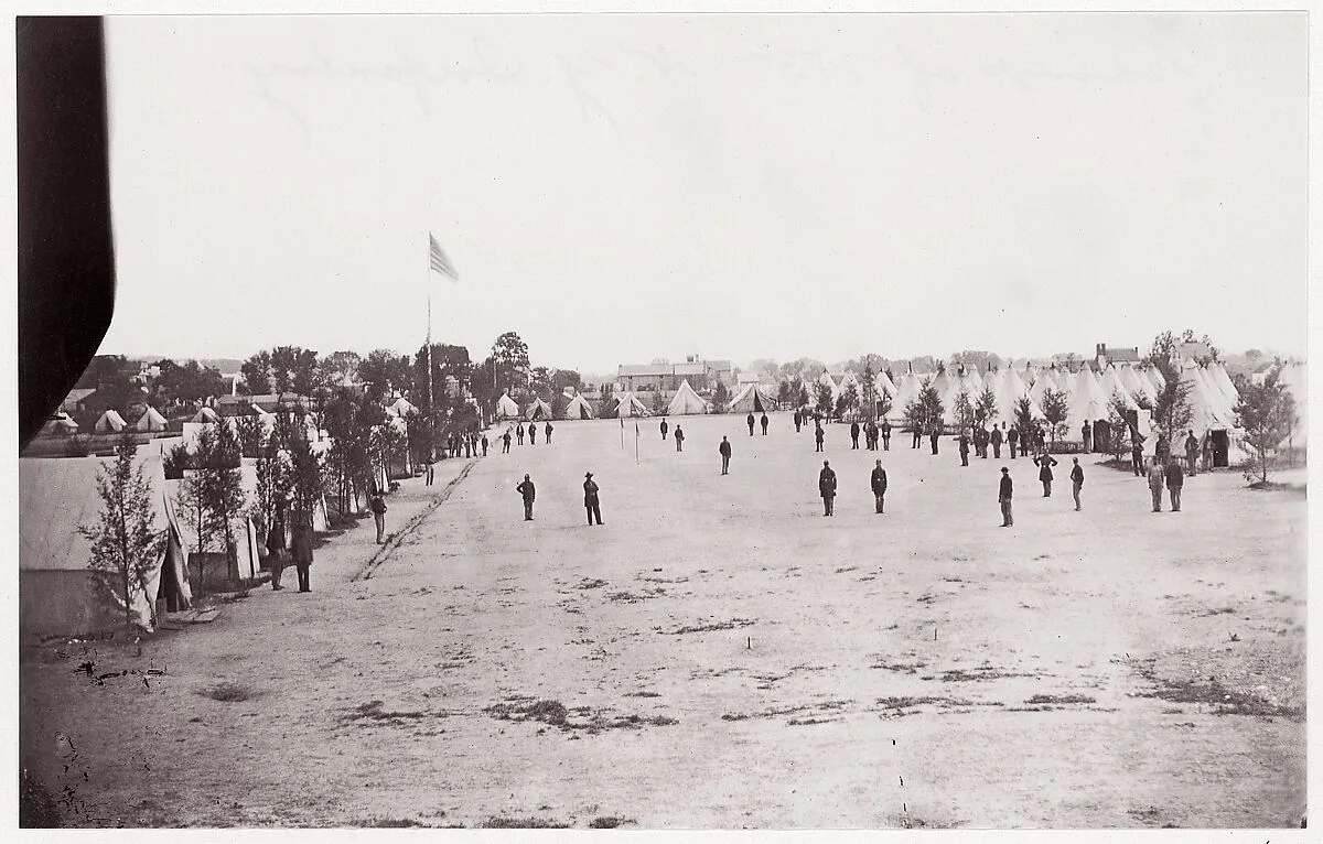 Camp of 153rd New York Infantry — Unknown|Mathew B. Brady
