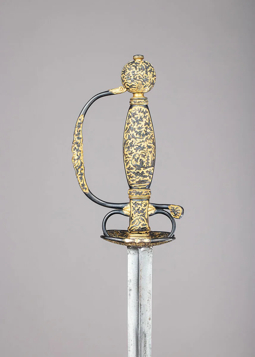 Smallsword with Scabbard — Unknown