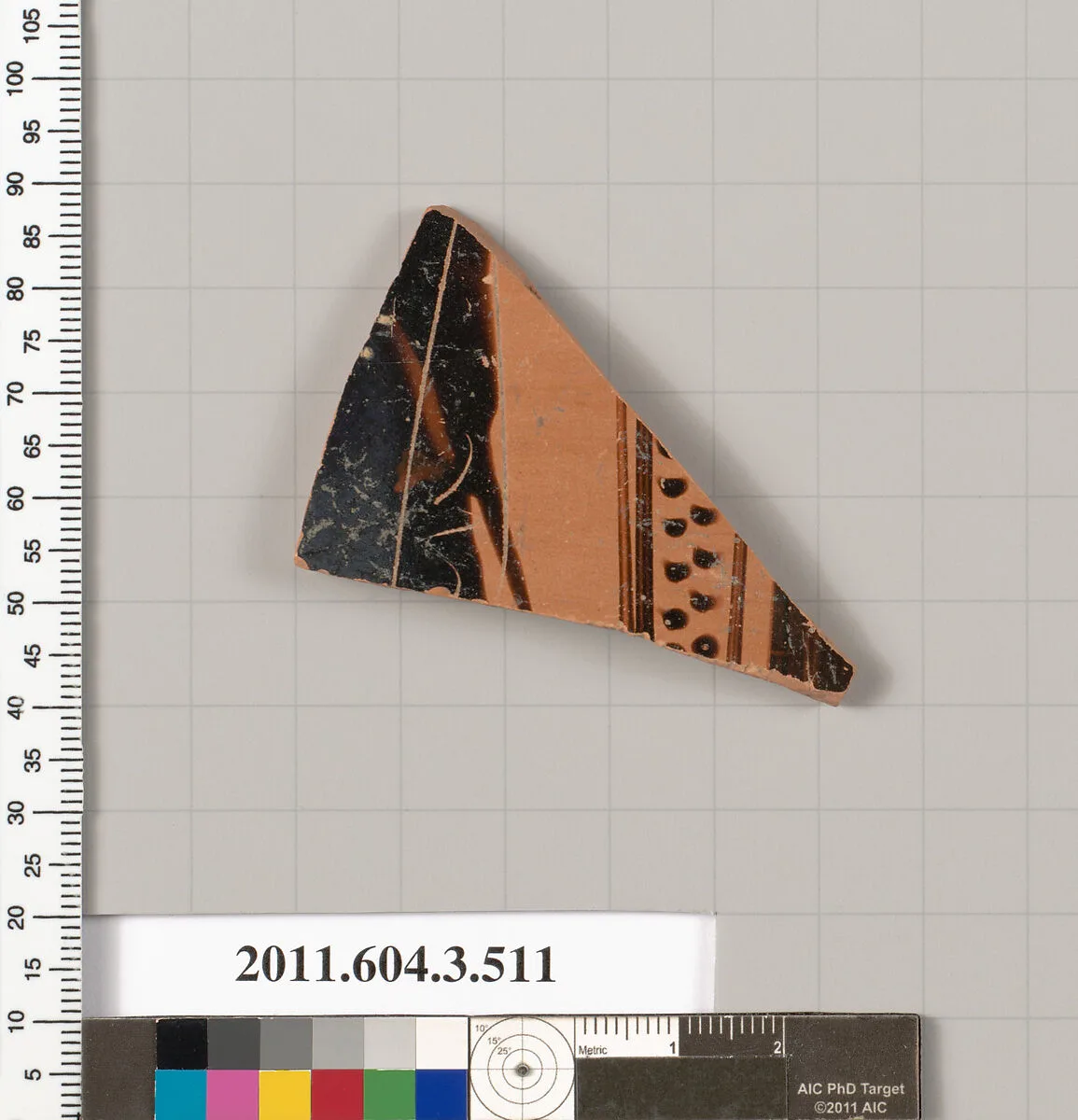 Terracotta fragment of a column-krater (bowl for mixing wine and water) — Unknown