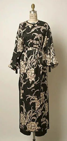 Evening pajamas — Yves Saint Laurent|Yves Saint Laurent|Bergdorf Goodman