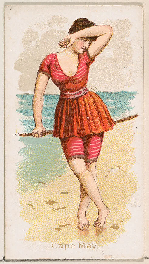 Cape May, from the Fancy Bathers series (N187) issued by Wm. S. Kimball & Co. — William S. Kimball & Company