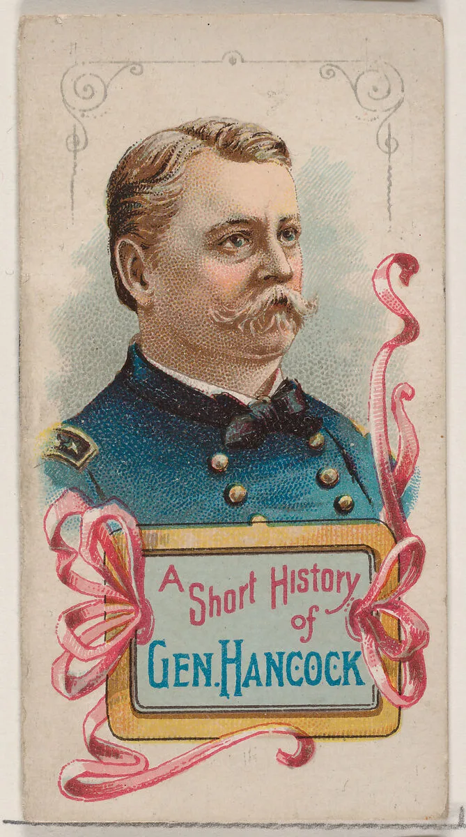 A Short History of General Winfield Scott Hancock, from the Histories of Generals series of booklets (N78) for Duke brand cigarettes — W. Duke, Sons & Co.|Knapp & Company