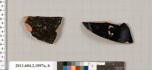 Terracotta fragments of lekythoi (oil flasks)?