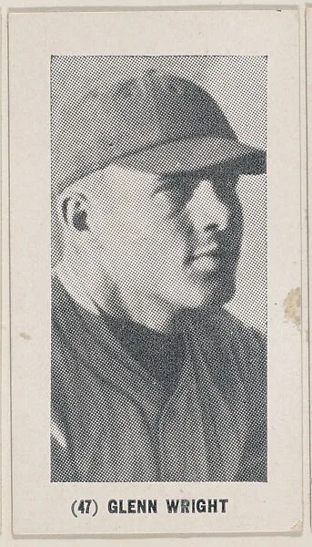 Glenn Wright from the Baseball Players photo series (W502) — Unknown
