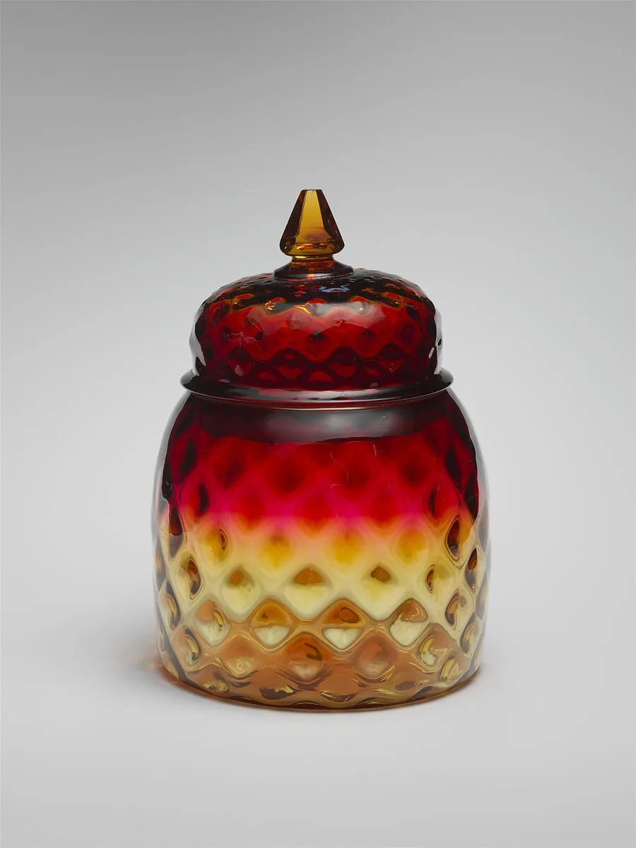 Covered jar — New England Glass Company