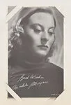 Michele Morgan from Movie Stars Exhibit Cards series (W401) — Unknown
