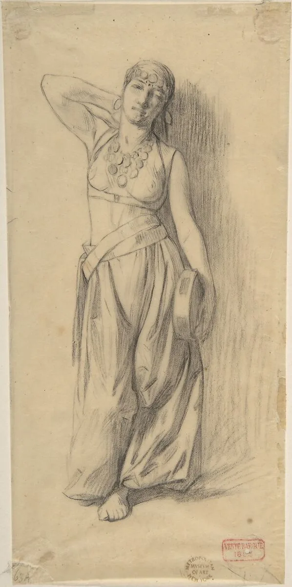 Study for "The Almeh" — Charles Bargue