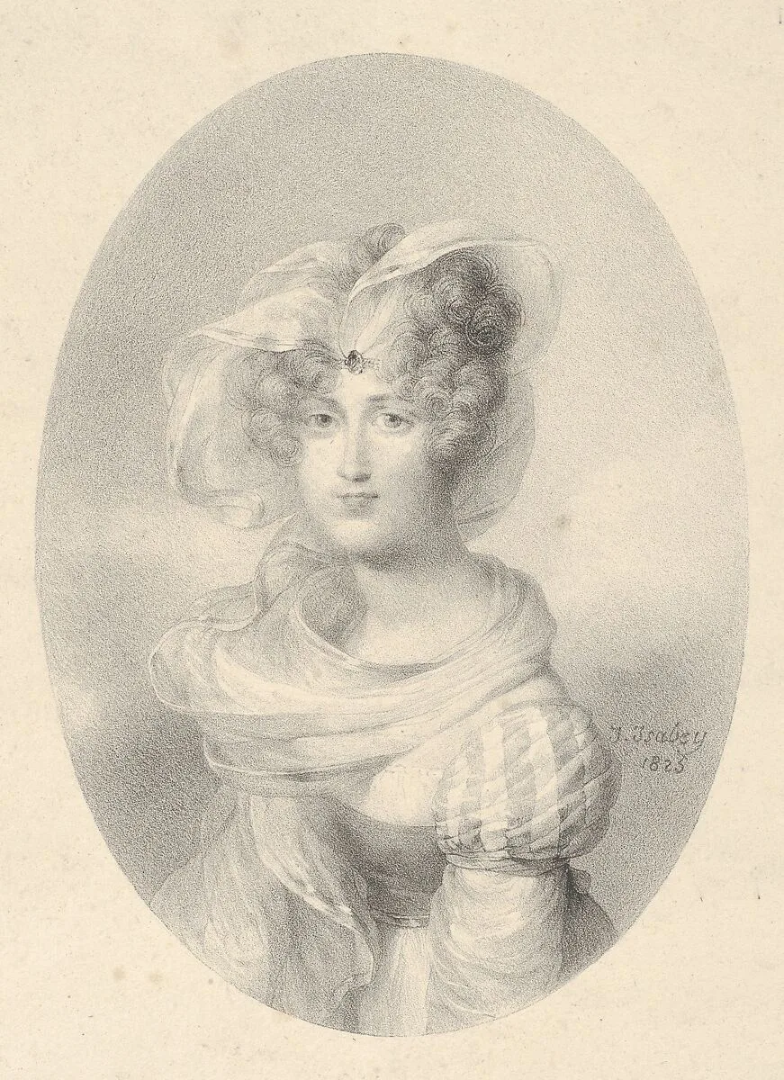 Portrait of Madame Ditte-Harmite — Jean-Baptiste Isabey