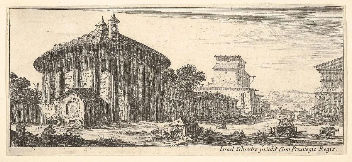 Tempio del Sole (Temple of Cybele in the Piazza della Bocca della Verità) — Israel Silvestre