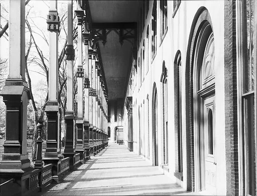 [United States Hotel Porch, Saratoga Springs, New York]