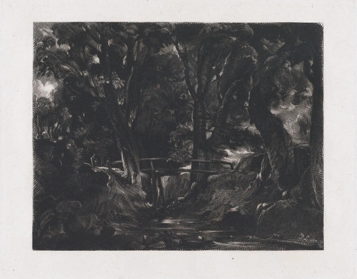 A Dell, Helmingham Park, Suffolk — David Lucas|John Constable