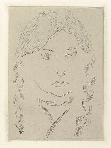 Irène, with two braids