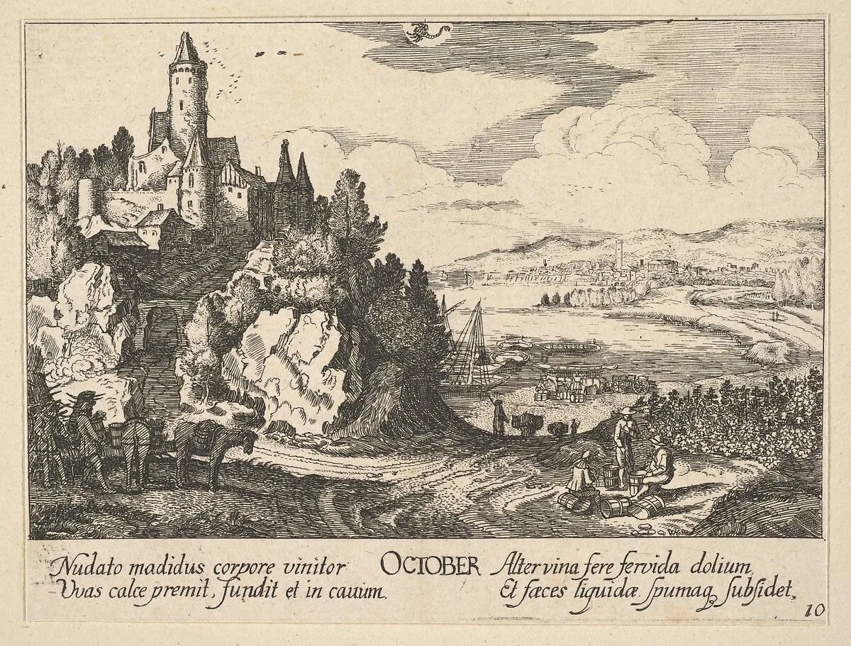 October — Wenceslaus Hollar|Jan van de Velde II