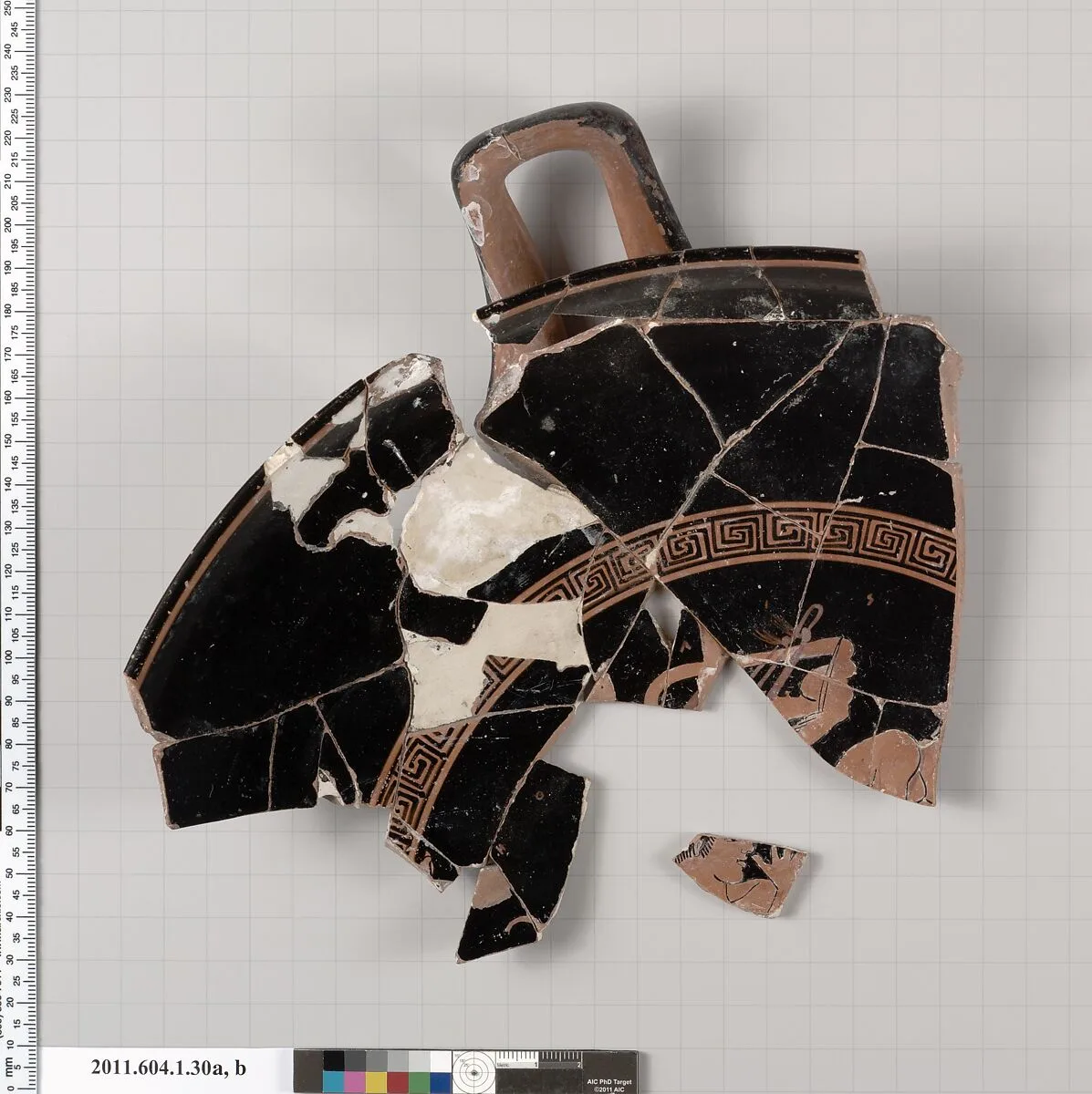Terracotta fragments of a kylix (drinking cup) — Unknown