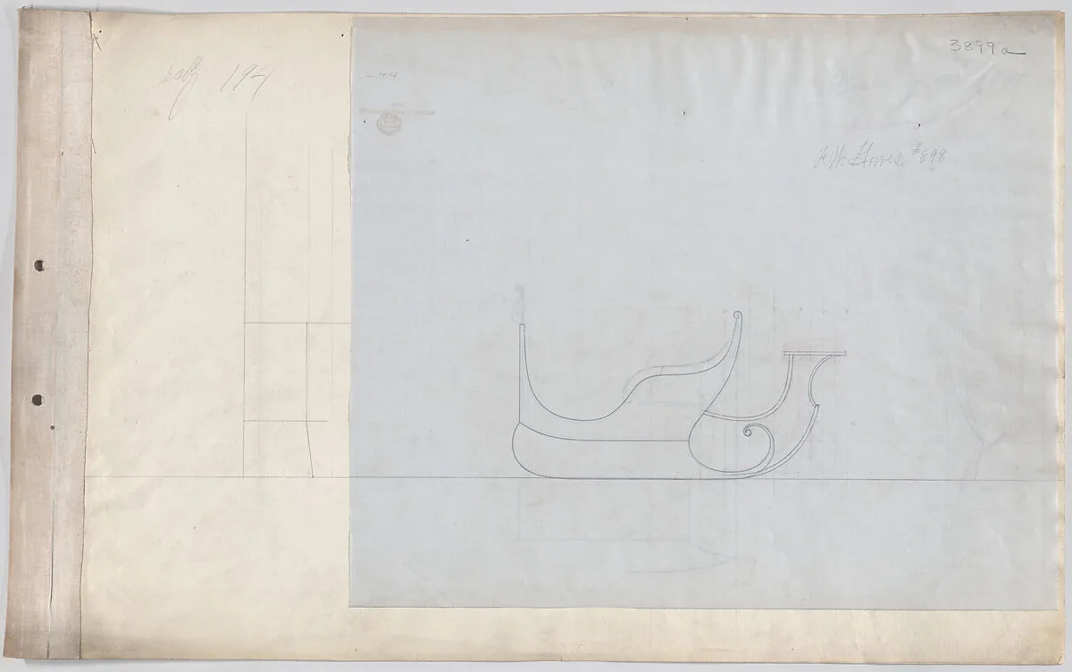 Tub/Carriole Sleigh #3899 — Brewster & Co.