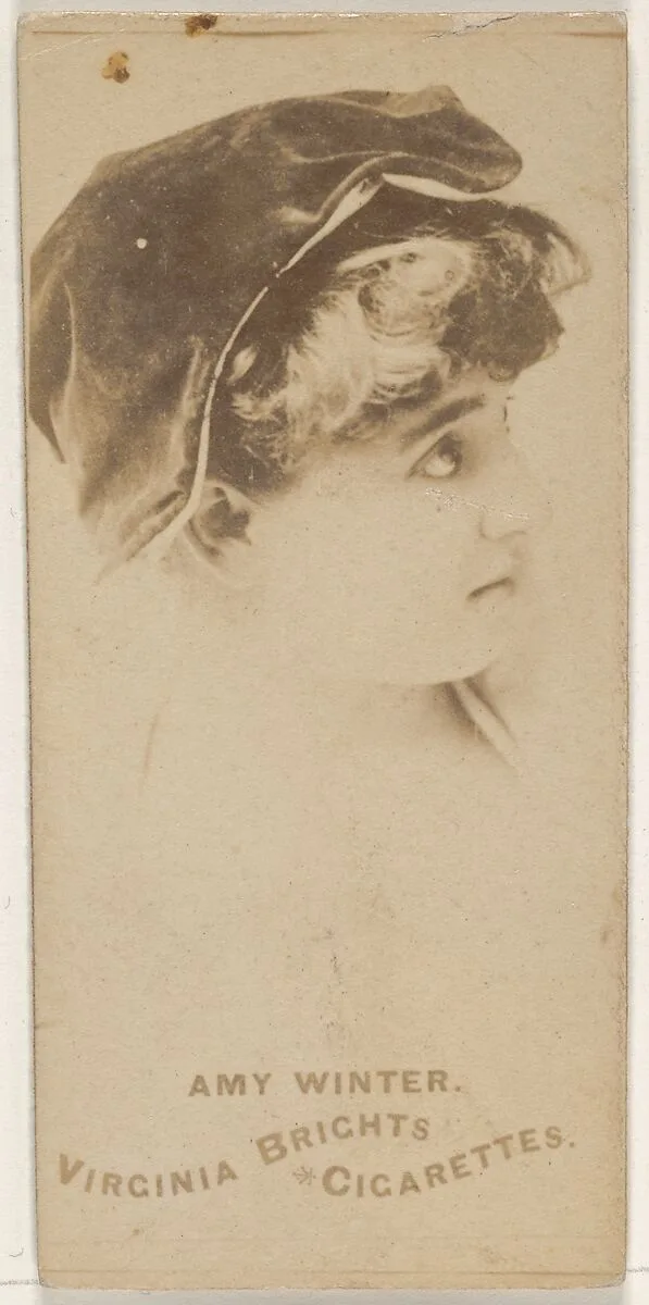 Amy Winter, from the Actors and Actresses series (N45, Type 1) for Virginia Brights Cigarettes — Allen & Ginter