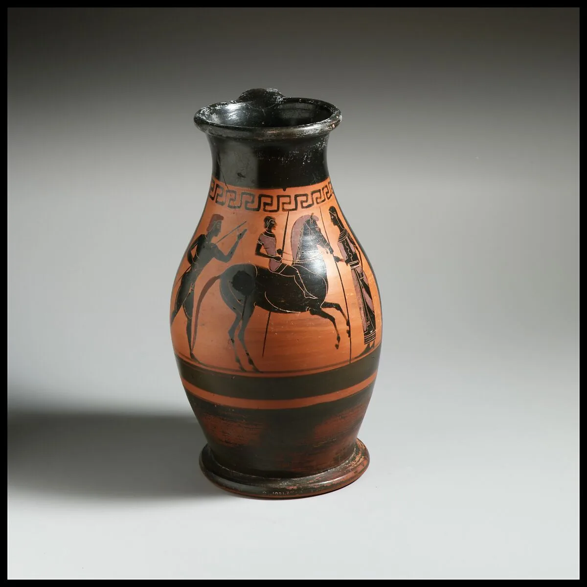 Terracotta oinochoe: olpe (jug) — Unknown