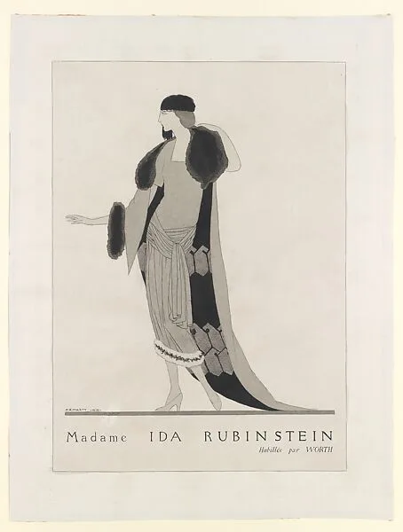 Madame Ida Rubenstein, Habillée par Worth — André-Edouard Marty