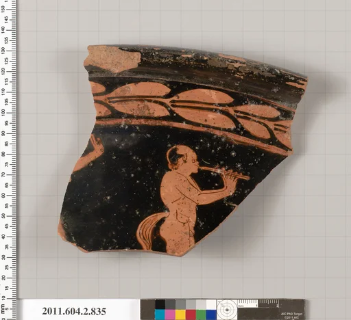 Terracotta fragment of a bell-krater (bowl for mixing wine and water)