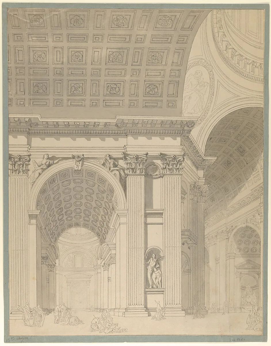 Interior of St. Peter's Basilica — Jean François Chalgrin