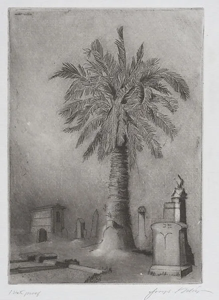Jewish Cemetery Palm, Colma — Joseph Goldyne