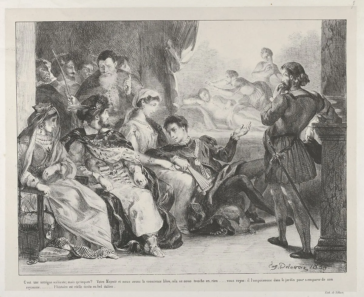 The Play-Within-A-Play — Eugène Delacroix|William Shakespeare|Villain