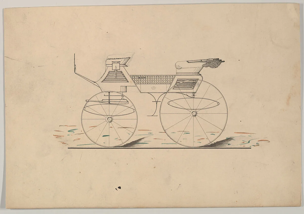 Design for Phaeton (unnumbered) — Brewster & Co.