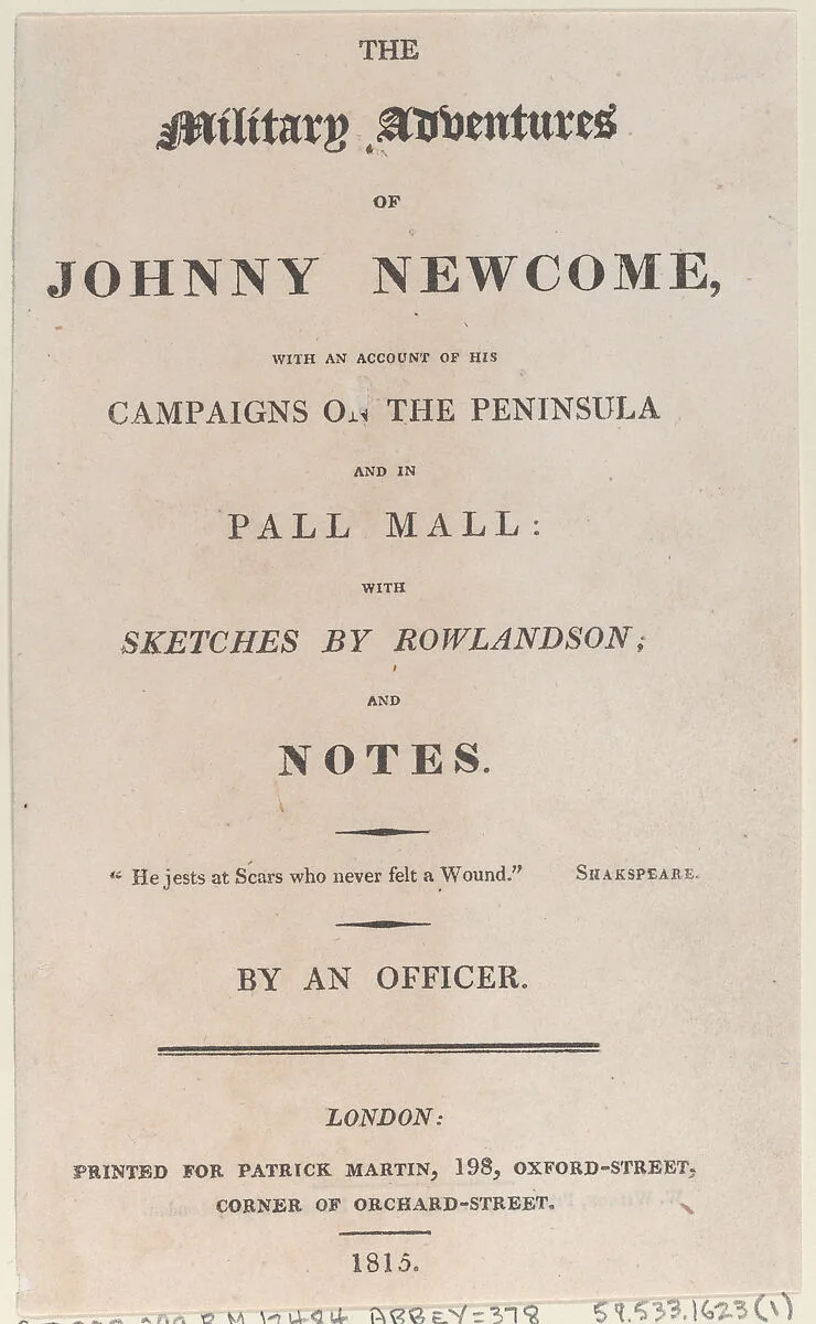 Title page — Thomas Rowlandson|Patrick Martin & Co