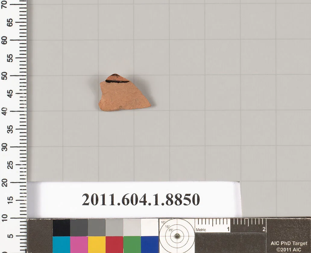 Terracotta fragment of a kylix (drinking cup) — Unknown