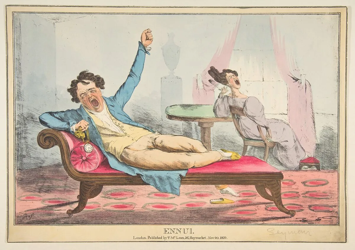 Ennui — Robert Seymour|Thomas McLean