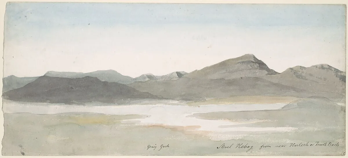 Craig Goch, Moel Hebog, North Wales — Cornelius Varley