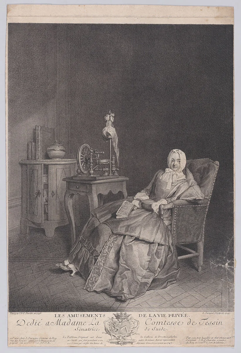 The Amusements of Private Life — Jean Siméon Chardin|Louis Surugue