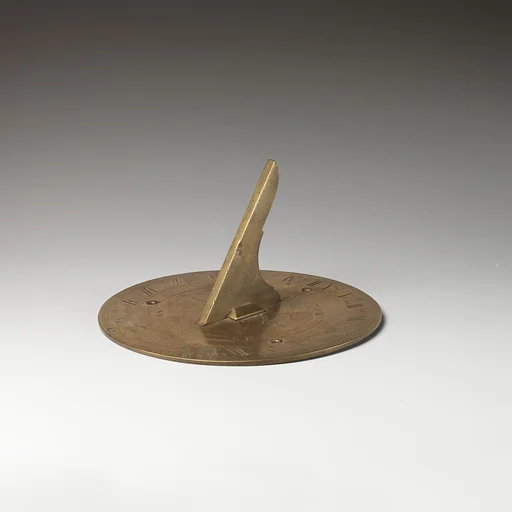 Stationary horizontal sundial