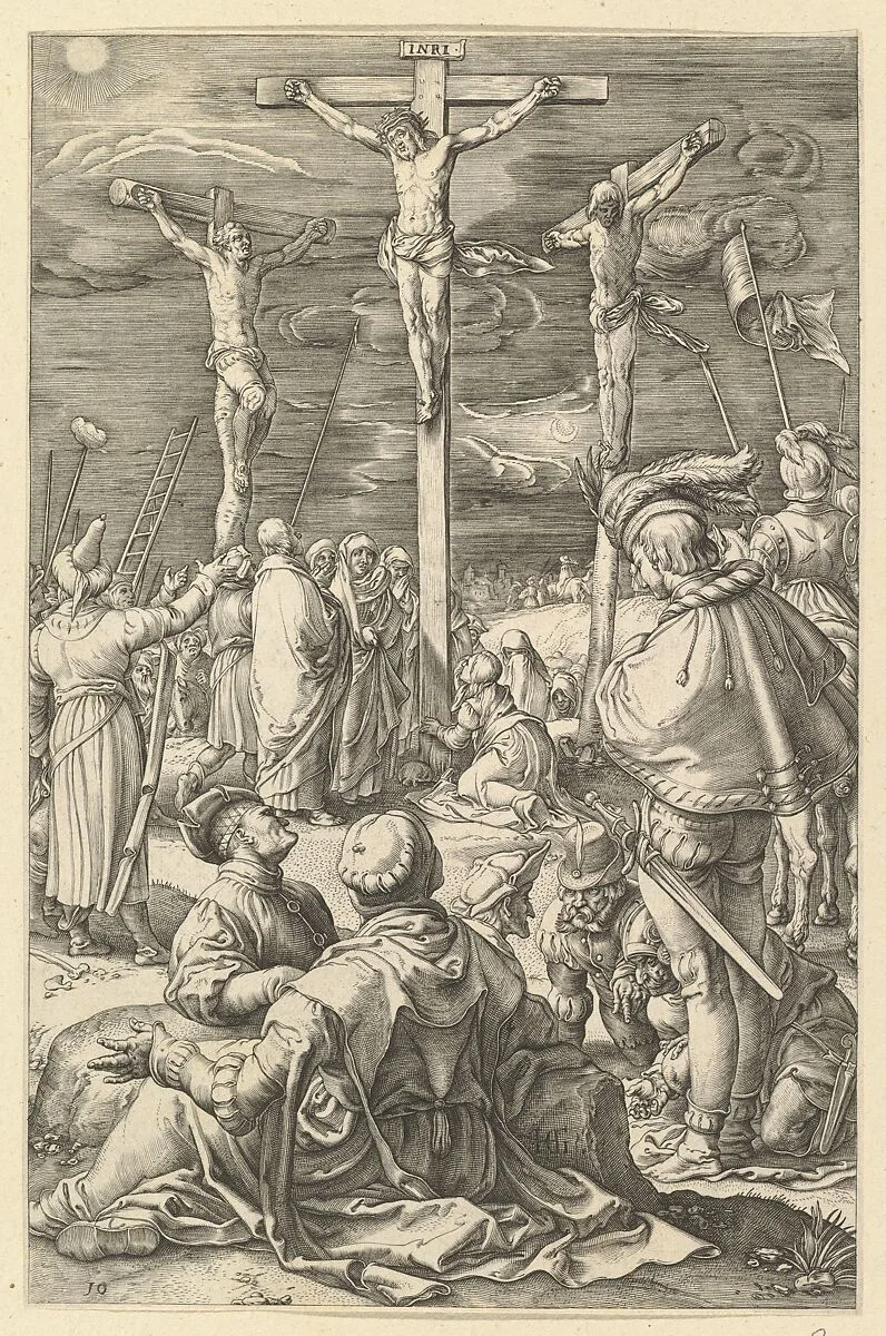 Christ on the Cross, from "The Passion of Christ" — Anonymous|Hendrick Goltzius