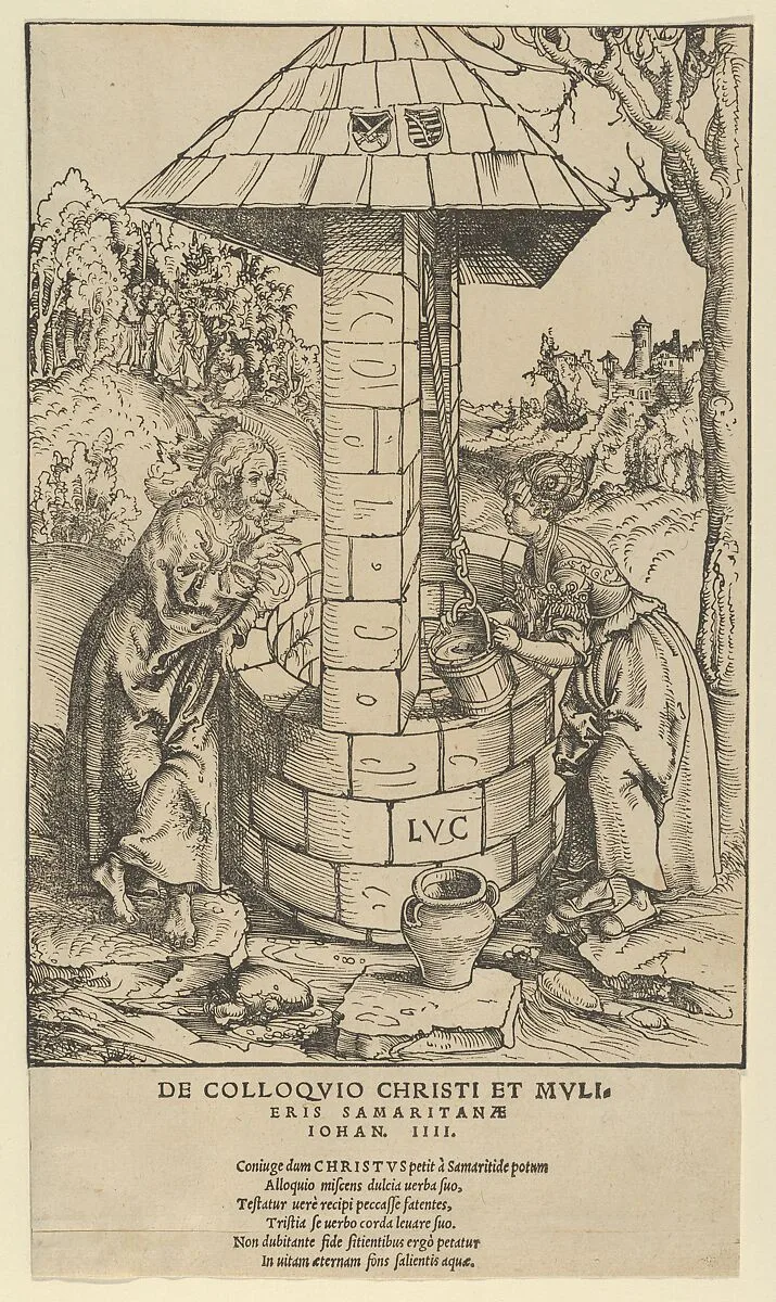 Christ and the Woman of Samaria — Lucas Cranach the Elder