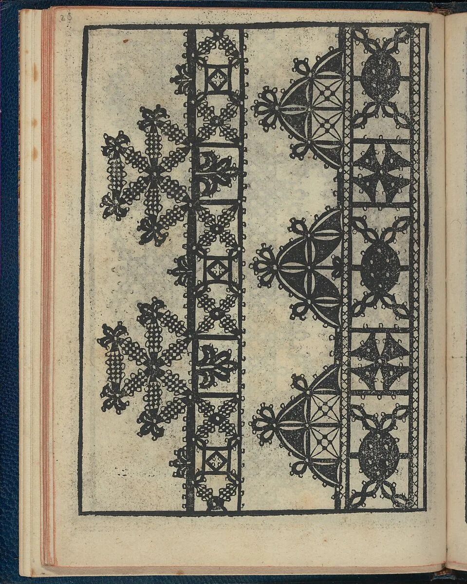Le Pompe: Opera Nova, page 13 (verso) — Giovanni Battista & Marchio Sessa