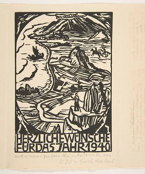 10. Jahresblatt: Küste — Erich Heckel